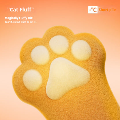 2025 new snowball big cat paw cotton boots women's winter wear fun and cute couple plush cotton slippers bag with men